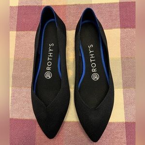 Rothy’s The Point Black size 7, fits 6-6.5